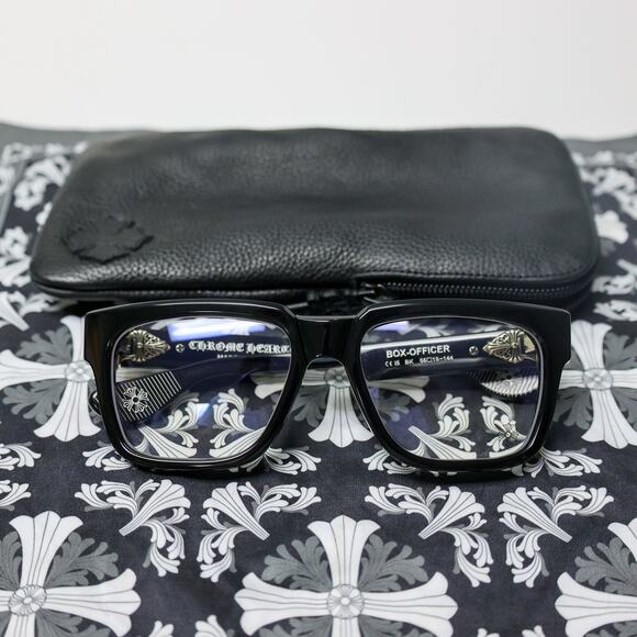 CHROME HEARTS BOX-OFFICER GLASSES - Picture 1 of 11